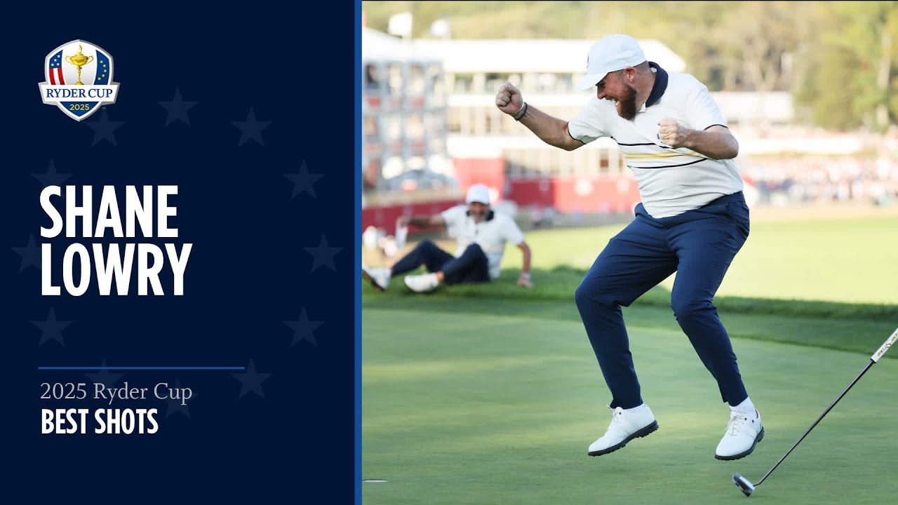Shane Lowry's Extended Best Shots | 2025 Ryder Cup