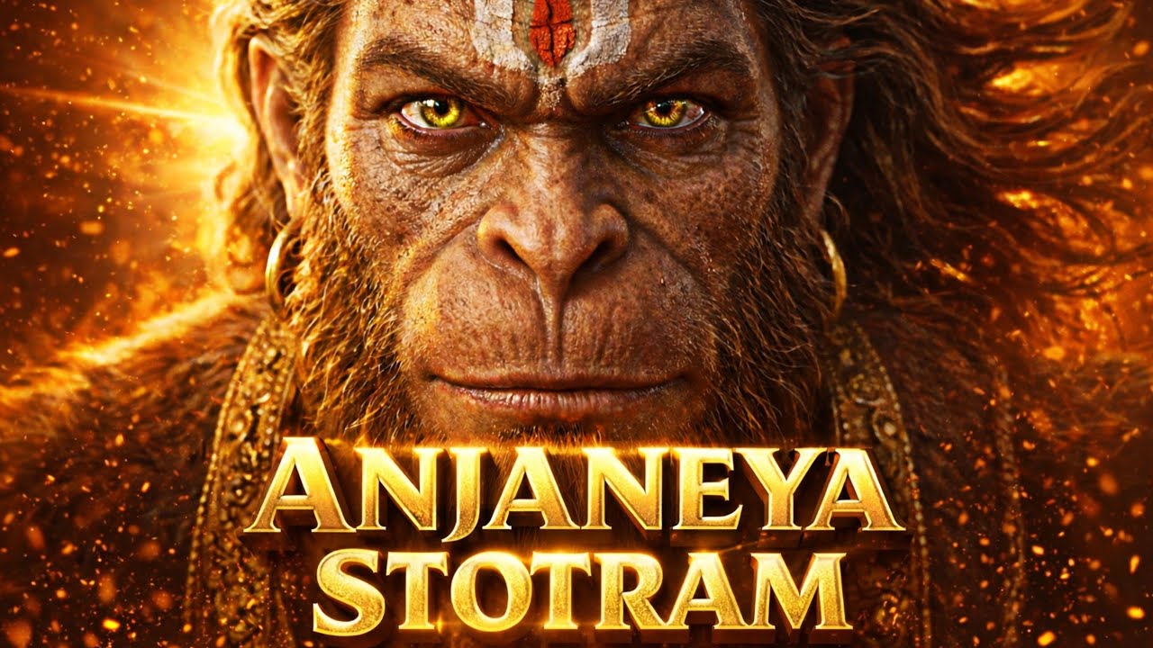 ANJANEYA STOTRAM | Powerful Hanuman Mantra for Strength