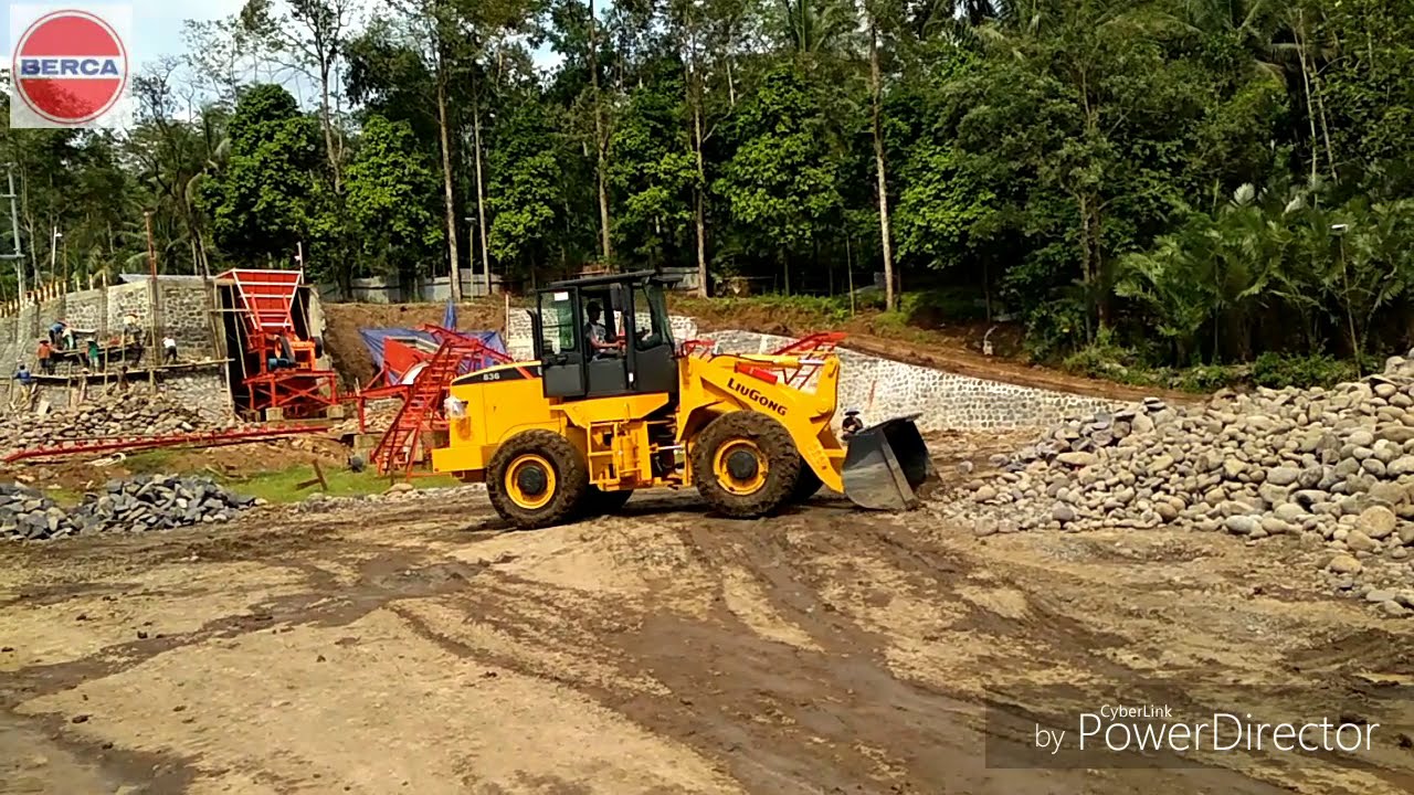 Liugong 836 Wheel Loader in Action. by : PT. Berca Mandiri Perkasa