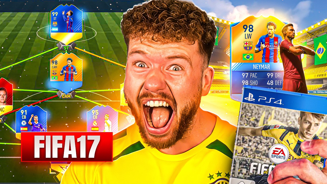I'M PLAYING FIFA 17 ULTIMATE TEAM🤩 RETRO FUT DRAFT BATTLE & PACK OPENING🔥
