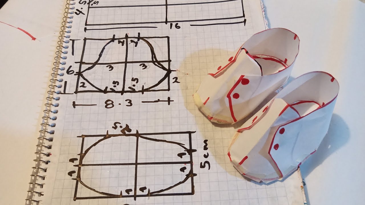 Molde de zapatito de niño Dios