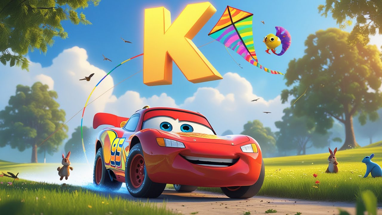 LEARN THE ALPHABET WITH LIGHTNING MCQUEEN! 🚗 A TO Z FUN!