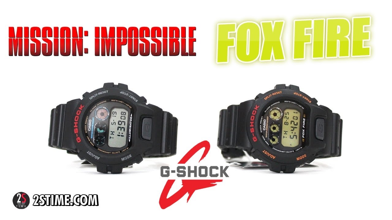G-Shock DW-6900 Mission Impossible & DW-6900CB Fox Fire