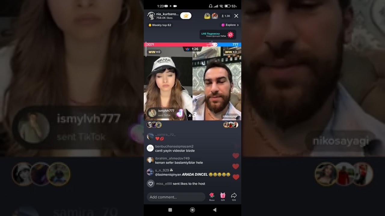 Niko vs Nia (Mənsuru öpüb niyə adın çıxartdın)