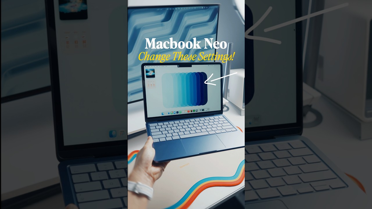 5 настроек, которые должен знать каждый новый владелец MacBook Neo #MacbookNeo #Setup
