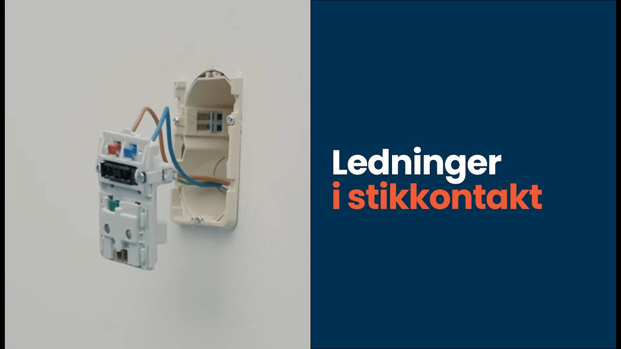 Farver p&aring; ledninger i stikkontakt &ndash; f&aring; styr p&aring; ledningerne i en stikkontakt | SILVAN