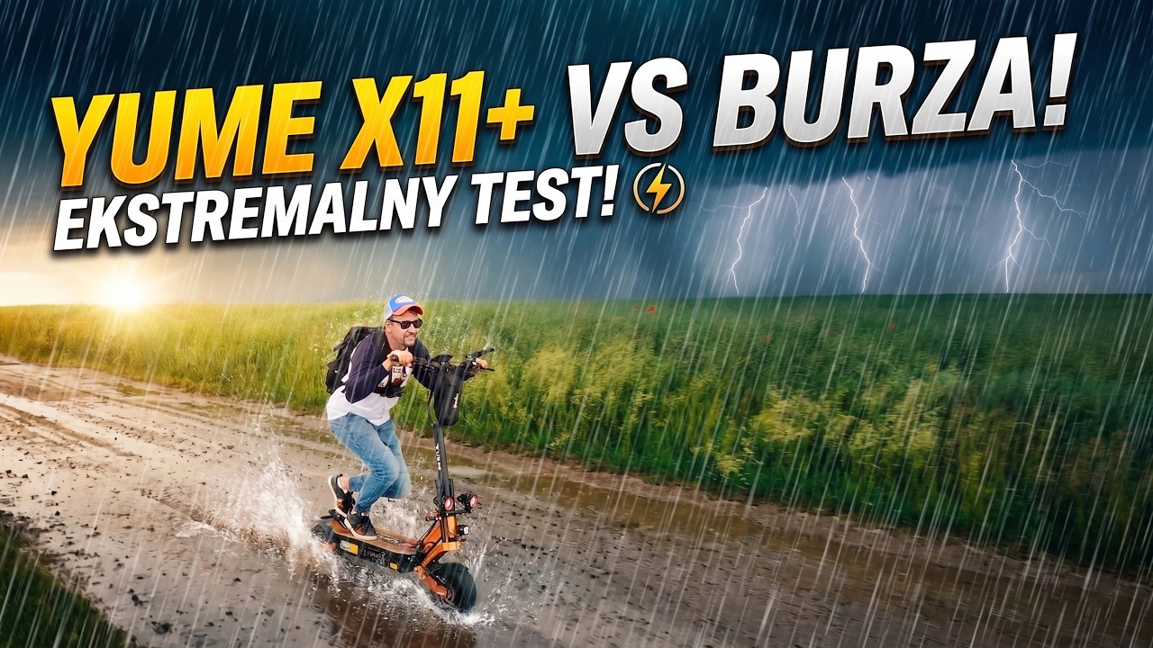 YUME X11+ (6000W) 🔥 Burza, Speed Test i Ciężki Teren! - epicki finał testu zasięgu!