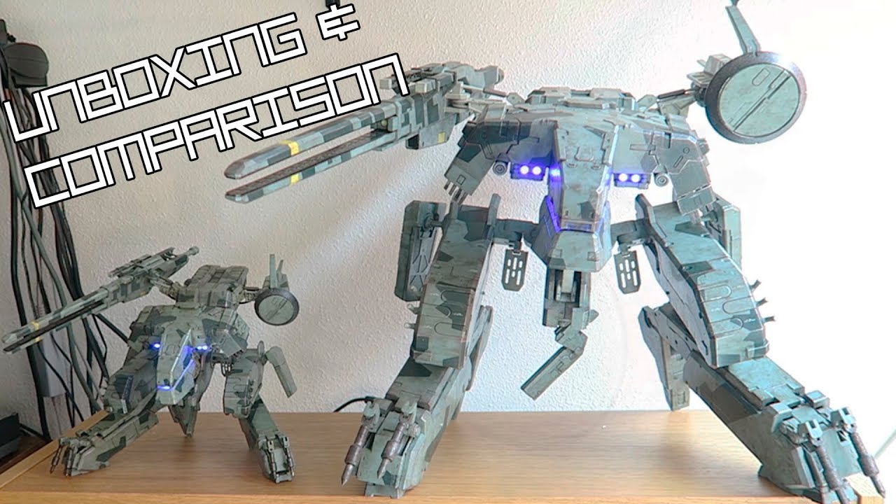 METAL GEAR REX Half Size Edition UNBOXING & COMPARISON threeA 3A  Sideshow