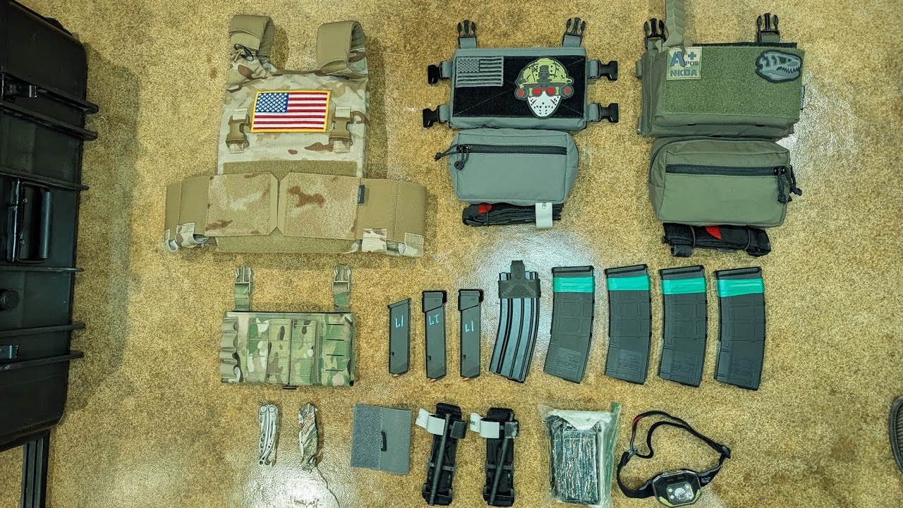 Building out Plate Carrier Loadout Slick & Full