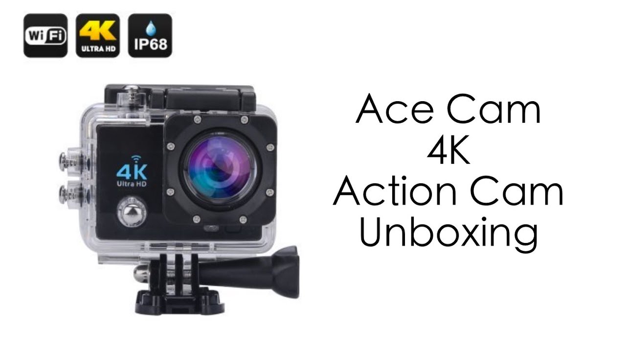 Ace Cam Budget 4K Action Cam Unboxing