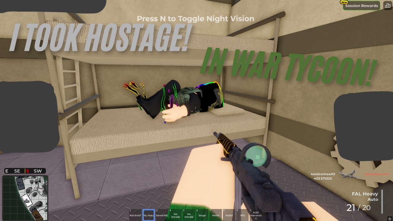 Roblox War Tycoon: Funny Hostage Roleplay