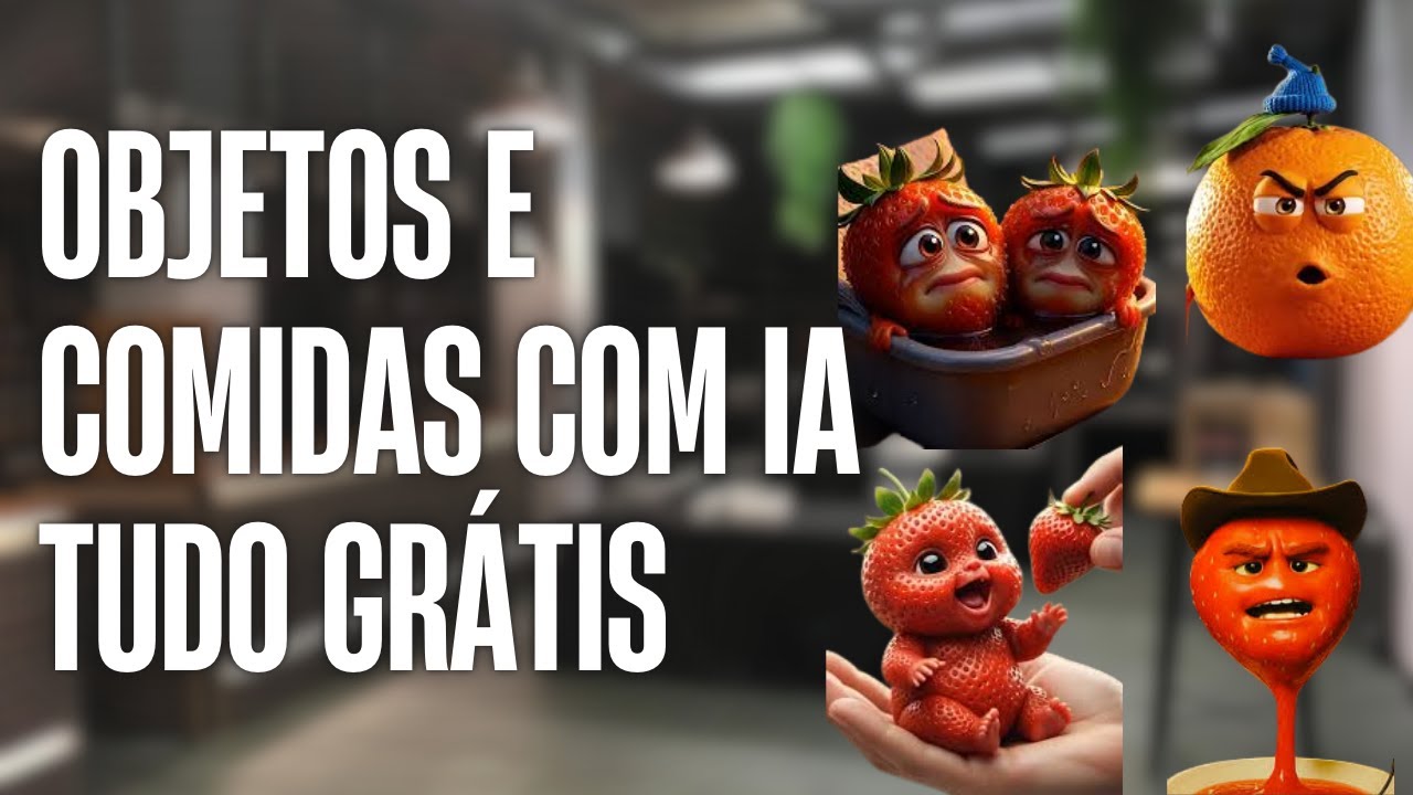 Como Fazer Objetos e Comidas Falantes com IA [TUDO GR&Aacute;TIS]