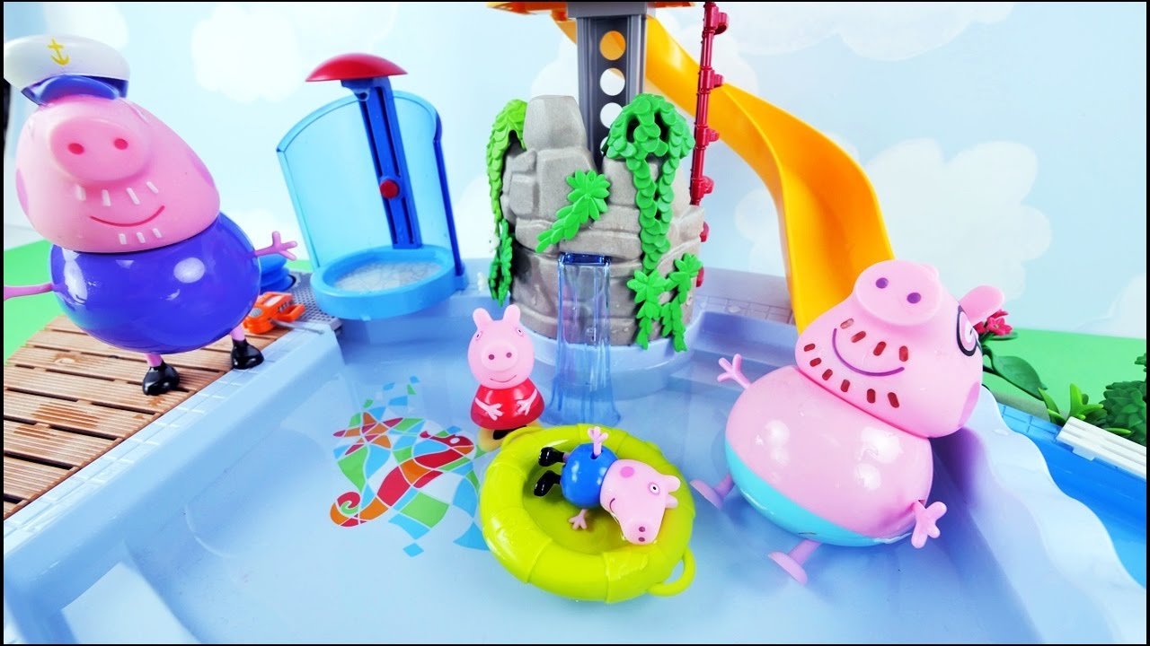 Świnka Peppa i Pierwszy dzień wiosny na basenie - Bajka po polsku