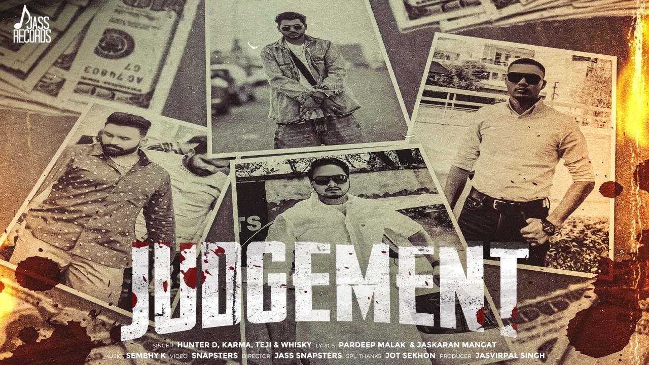 Judgement (Official  Video) Hunter D | Karma | Teji & Whisky | Punjabi Songs 2022 | Jass Records