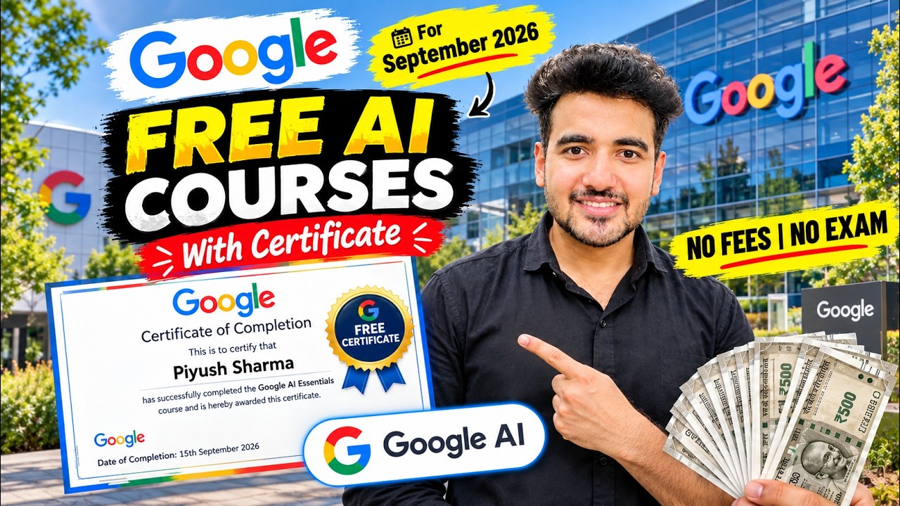 Google Free AI Course with Certificate September 2026 | Google's DigiPivot | Learn Digital Marketing