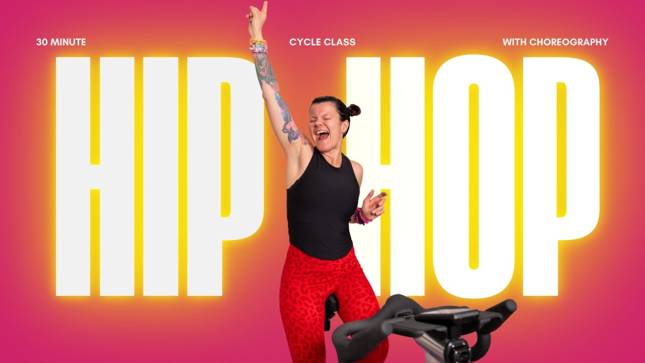 30 Minute Hip Hop Rhythm Cycle Class Indoor Cycling Workout for All Levels