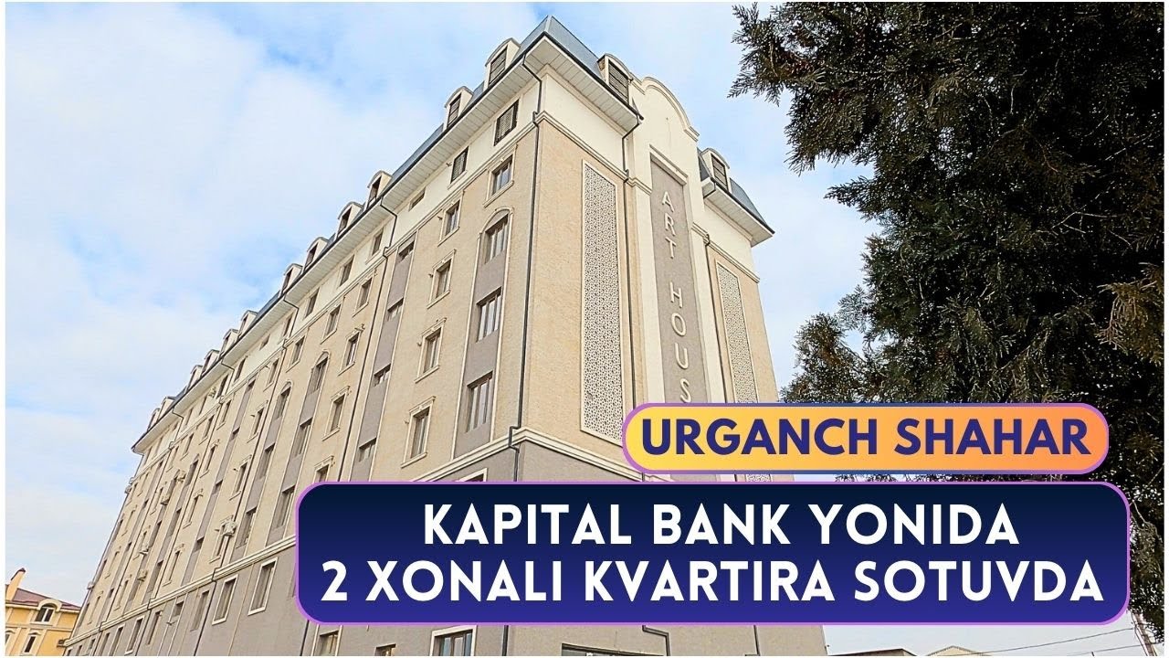 Kapital bank yonida 3 qavatda 2 xonali 68 m2  kvartira sotuvda / Urganch