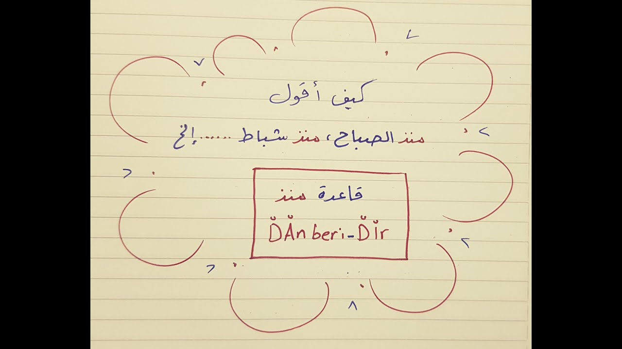 الدرس 56: صيغة منذ 
