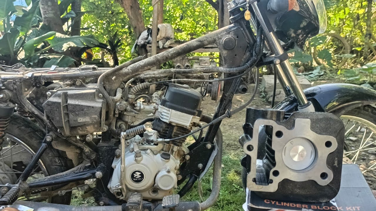 new bajaj ct100 top overhaul