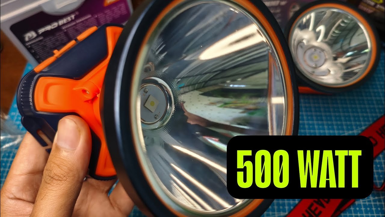 SENTER KEPALA 500 WATT TERBARU DARI PROBEST CAHAYA SUPER TERANG