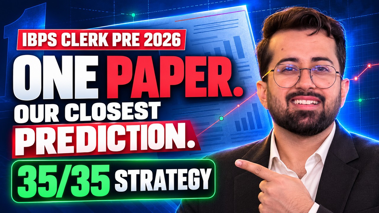 IBPS Clerk Prelims 2026 Quant: Most Expected Paper | Prepared with 11 Years of Exam Experience
