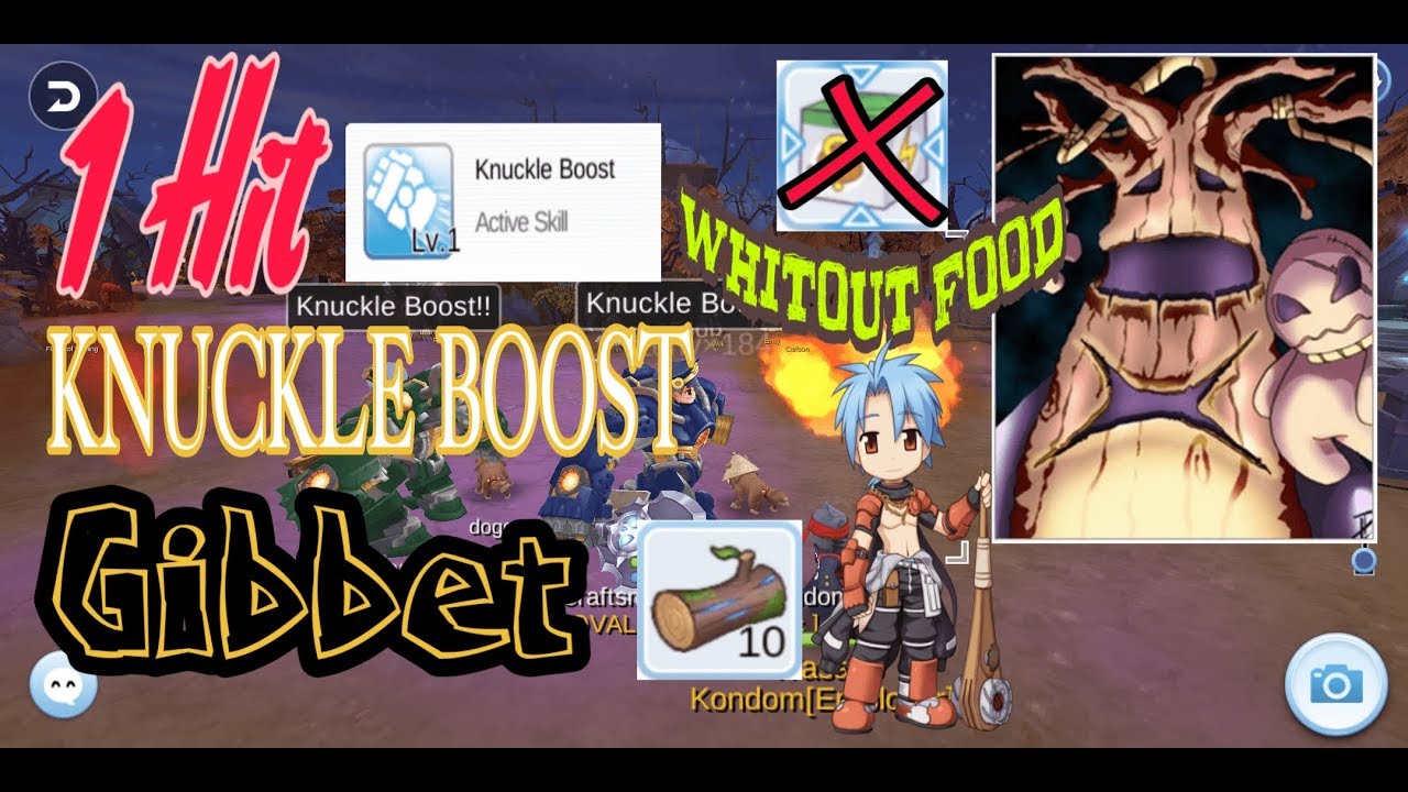 Mechanic Knuckle Boost Build - Knuckle Boost 1 Hit Gibbet Niflheim Ragnarok Eternal Love