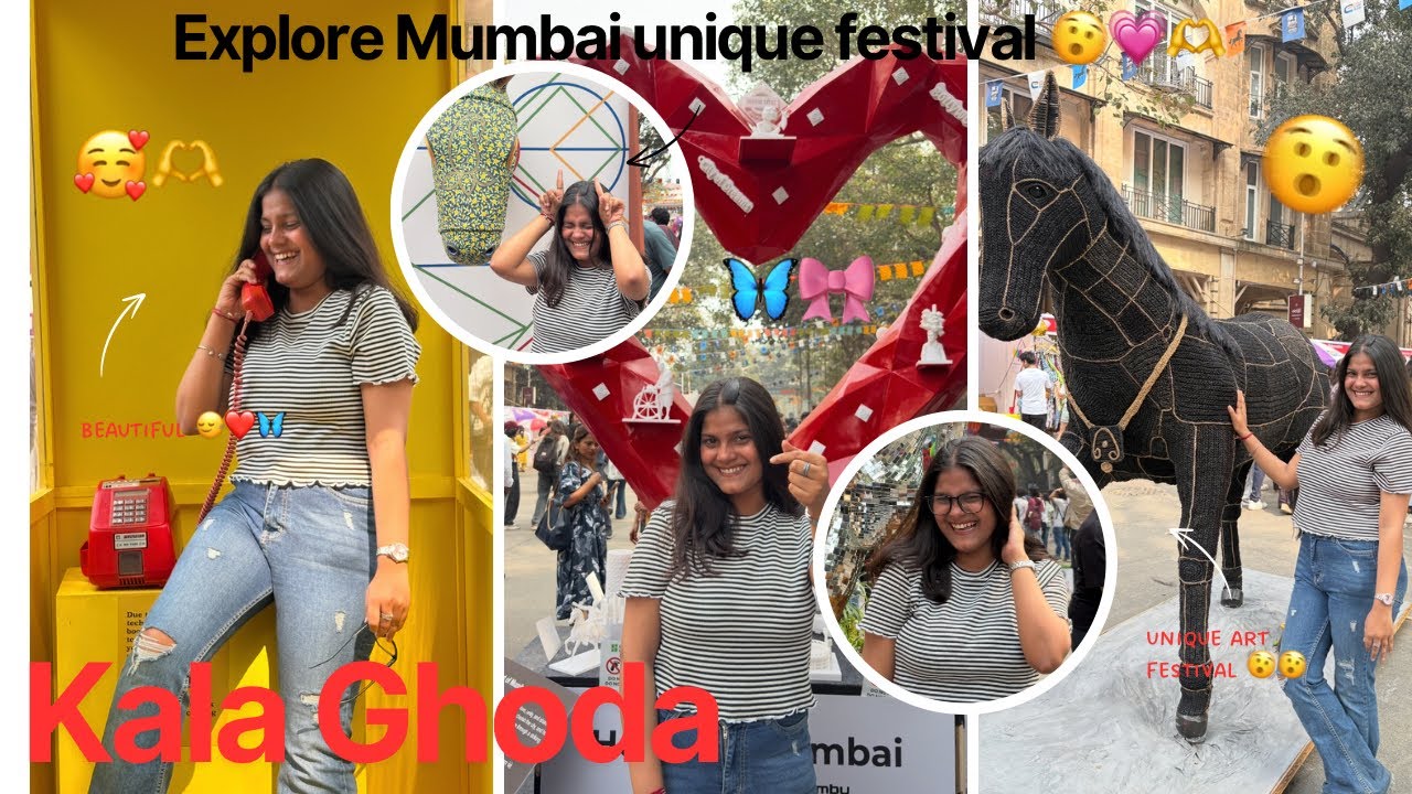 Exploring Kala Ghoda Festival Mumbai✨|A Cultural Experience vlog💗🫶| #vlog #viralvideo #youtubeindia 