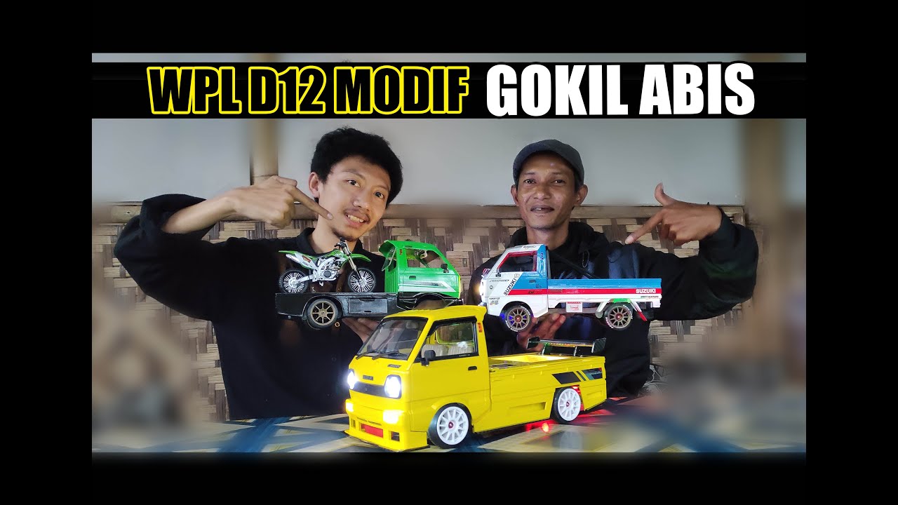 WPL D12 MODIF KEREN KEREN BANGET GOKIL | RALLY , SPORT DRIFT, HANDMADE SEMUA