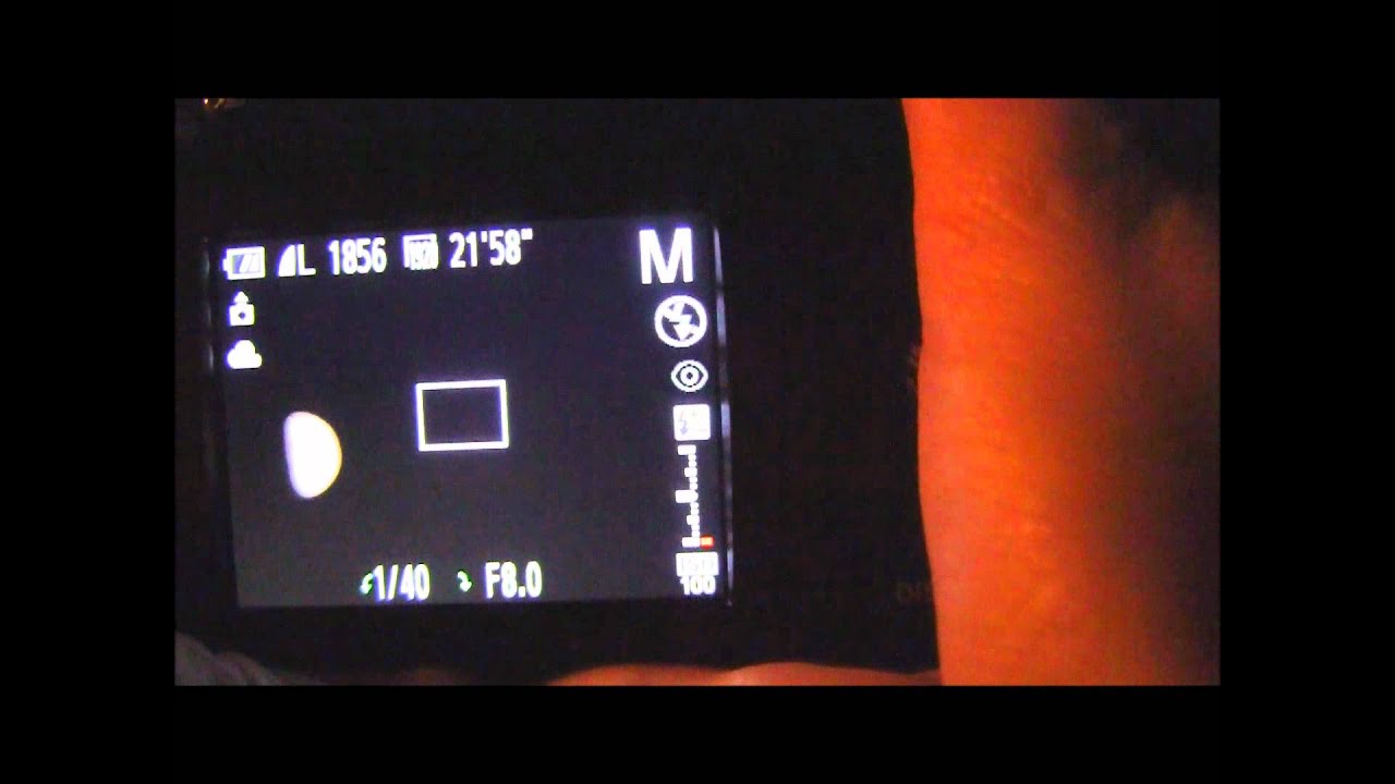 Canon Powershot SX40 HS Tutorial: Step Nine - Photographing the moon!