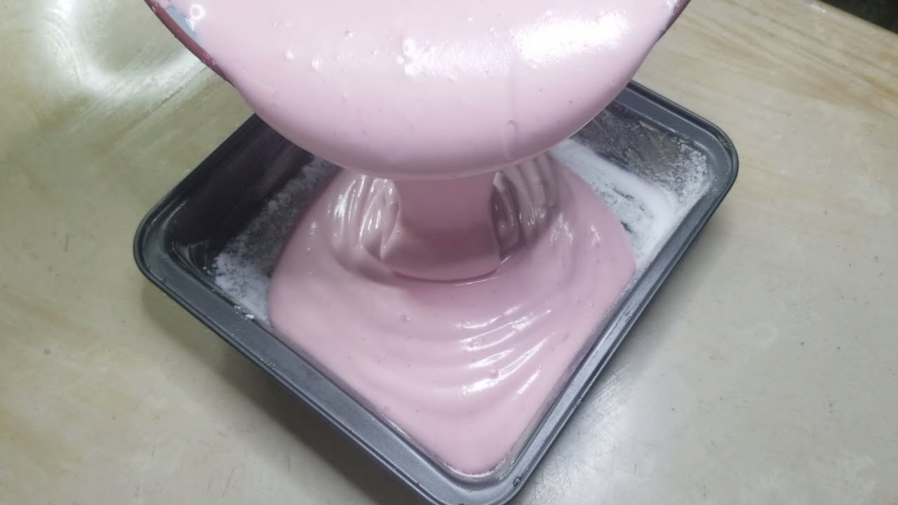 Receta de MALVAVISCOS CASEROS / MARSHMALLOW con GELATINA de FRESA