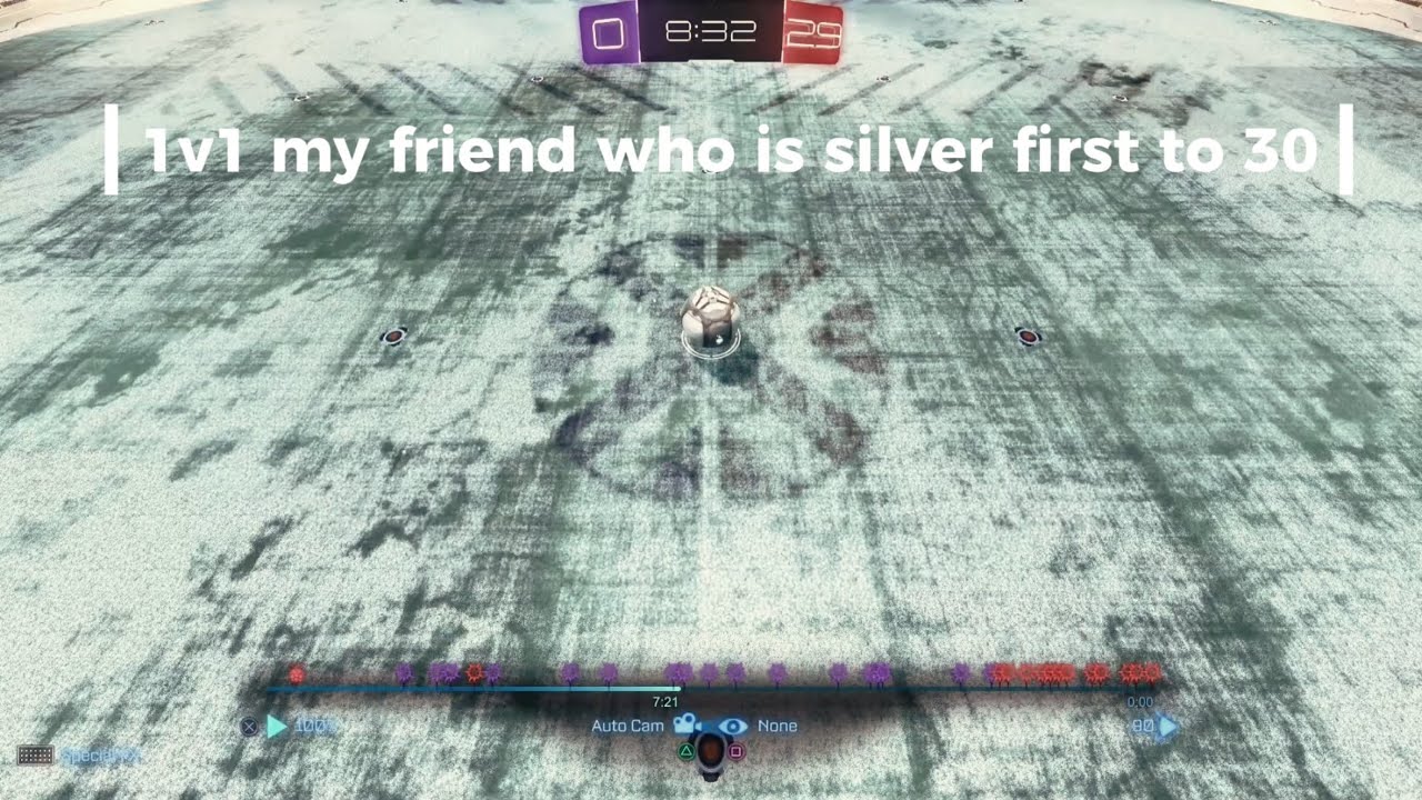 I 1v1 my friend who’s silver and im plat, first to 30 and he had a 29 goal lead