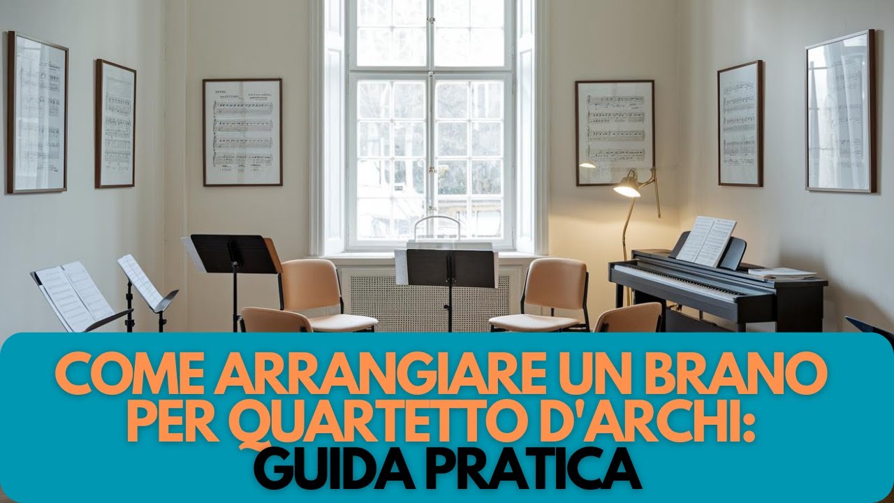 Come arrangiare un brano per quartetto d'archi: GUIDA PRATICA