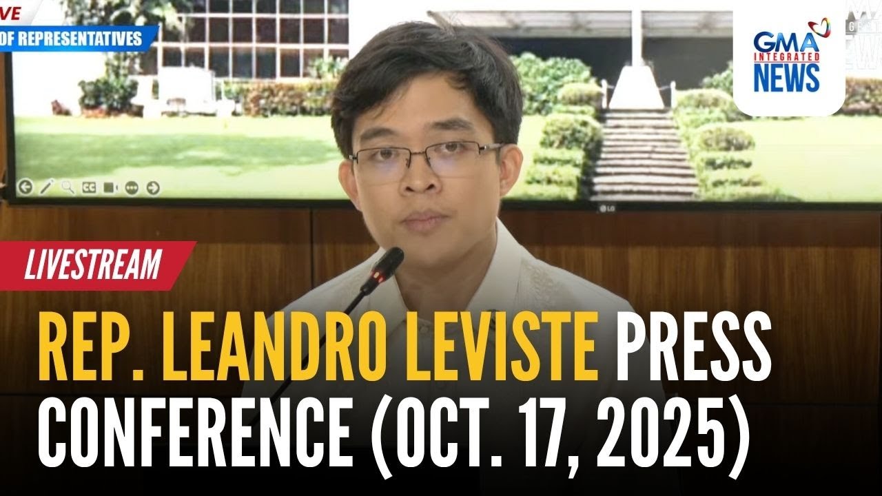LIVE - Rep. Leandro Leviste press conference (Oct. 17, 2025) | GMA Integrated News