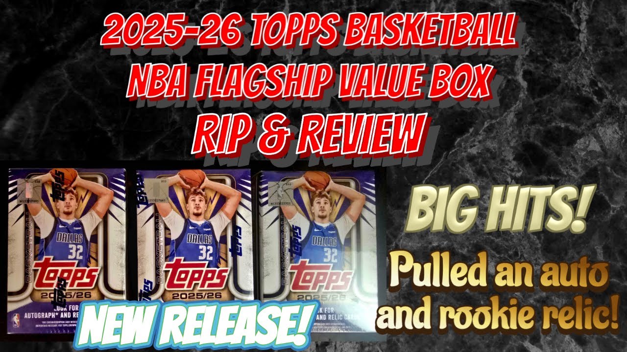 🚨ПЕРВЫЙ ВЗГЛЯД🚨 2025-26 TOPPS NBA BASKETBALL VALUE BOX RIP & REVIEW!. Вытащил авто и реликвию из ...