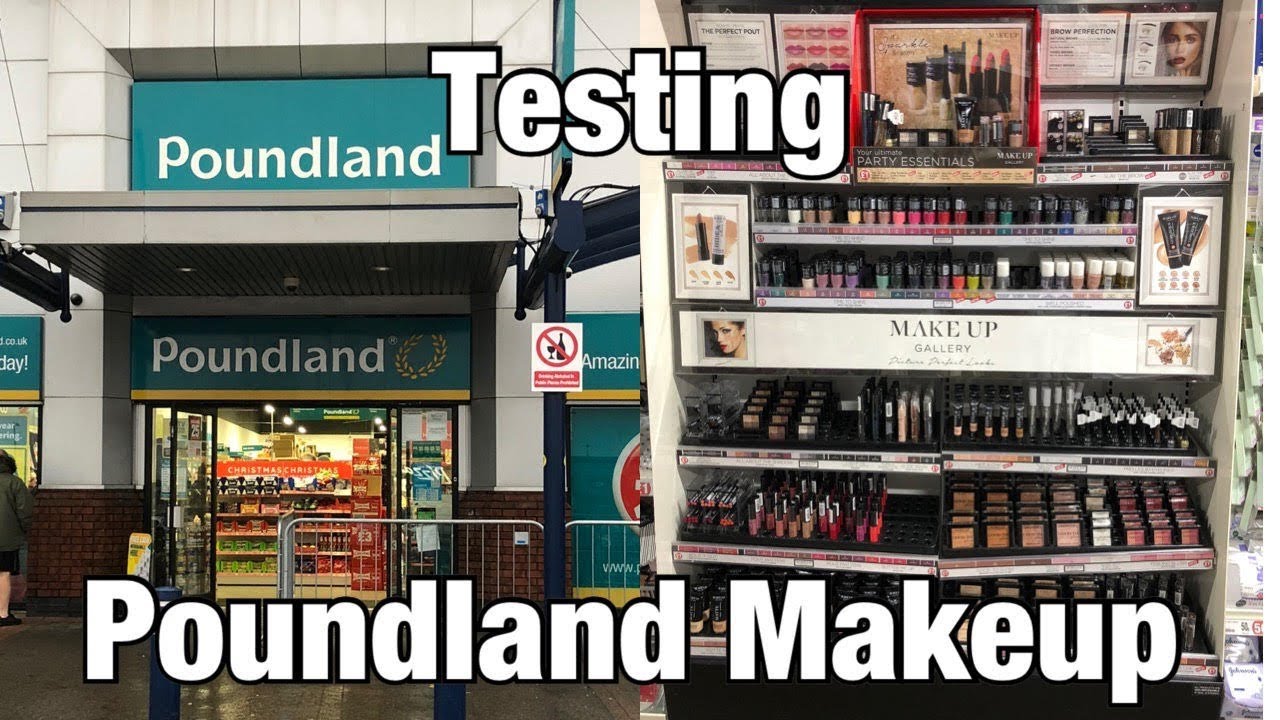 Testing Poundland Makeup!! £1 Each Full Face
