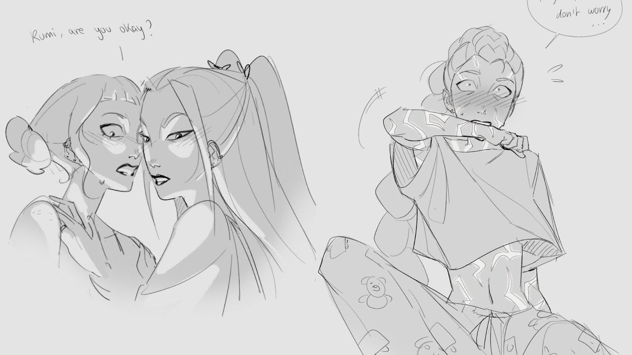 Rumi X Zoey X Mira! KPop Demon Hunters Comic Dub