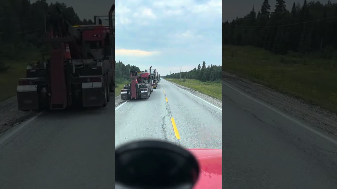 This happened on hwy11 near Hearst Ontario towards  Nipigon Ontario 6th August 2023