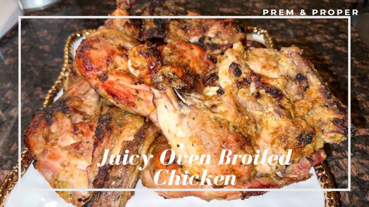 Juicy Oven Broiled Chicken Recipe | VLOGMAS