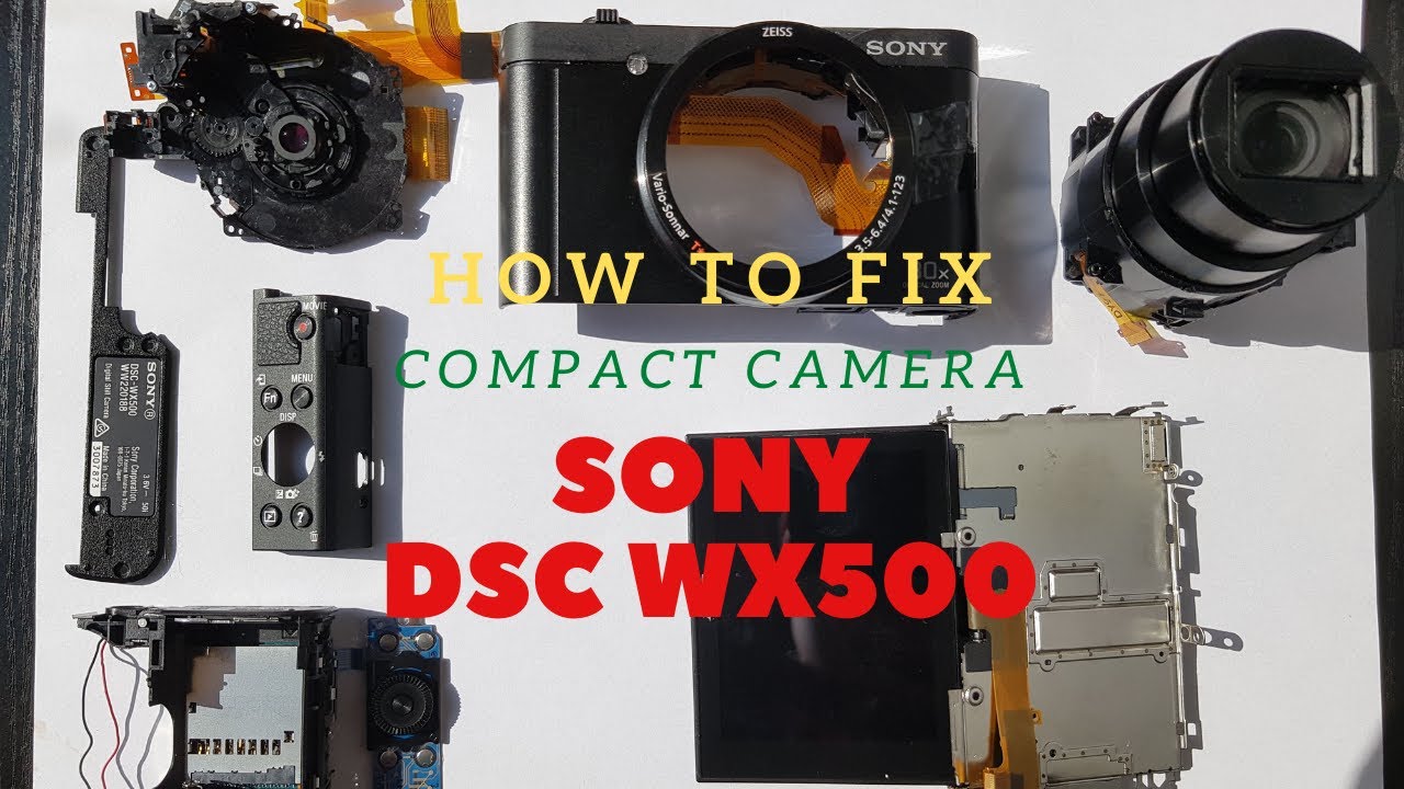 How to Fix Compact Camera Broken Lens | PART 1