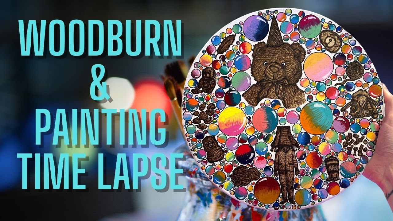 Creative Woodburning & Painting: Watch It Come To Life!
