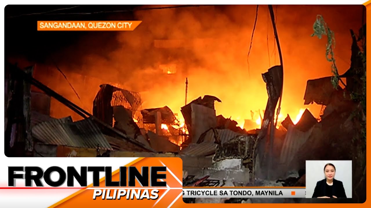 Ilang bahay at junk shop, nasunog sa Quezon City | Frontline Pilipinas