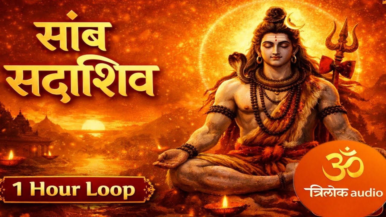 Samb Sadashiv | सांब सदाशिव | Mantra | 1 Hour Loop | शिव ध्यान | त्रिलोक audio