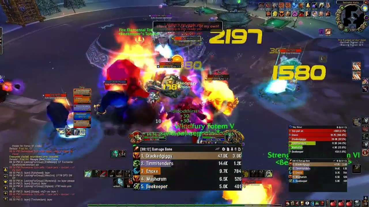Troll Fury Warrior TBC DPS