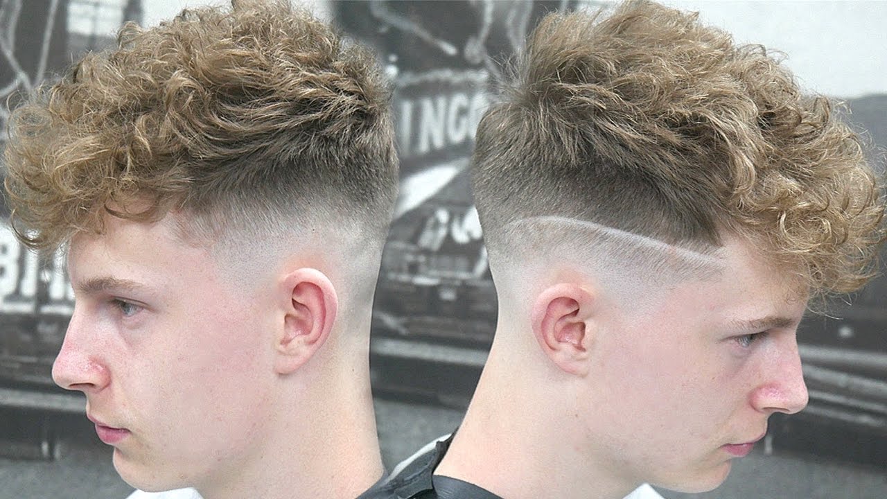SKIN FADE HAIRCUT TUTORIAL WITH CURLS || CURLY HAIR WITH A SKIN FADE STEP BY STEP TUTORIAL