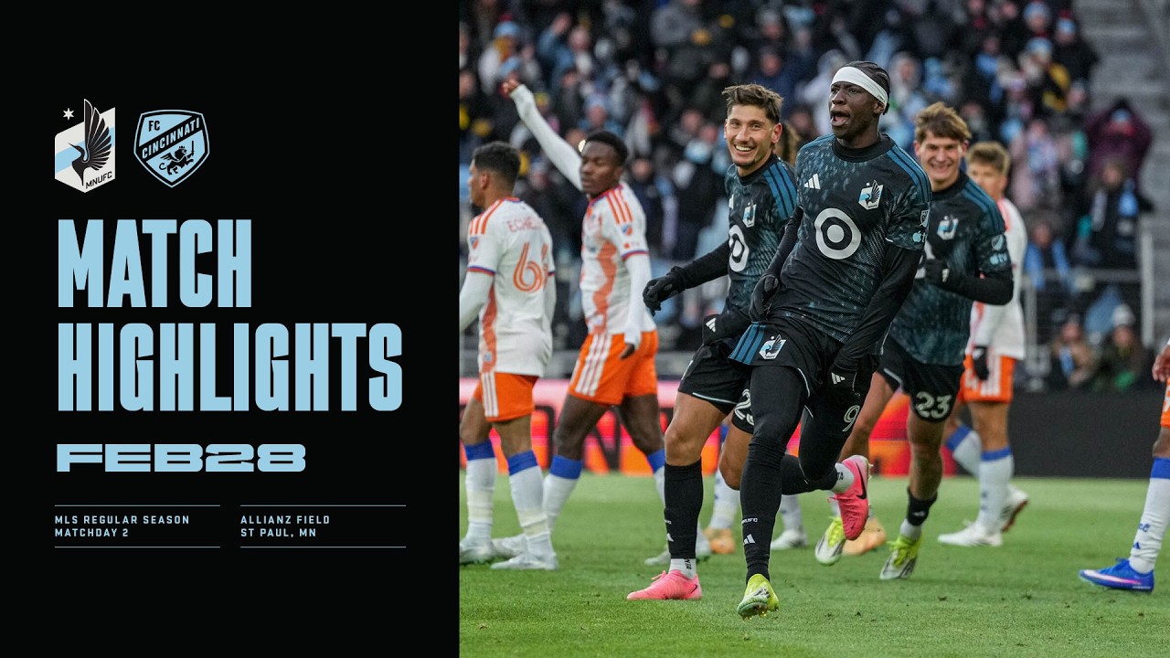 HIGHLIGHTS: Minnesota United vs. FC Cincinnati | February 28, 2026