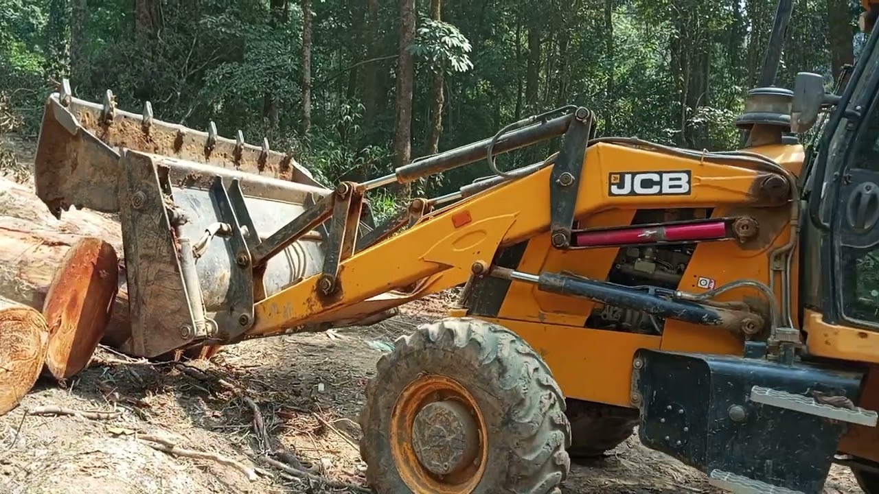 JCB 3DX WOOD LOADING///ECO EXCELLENT//