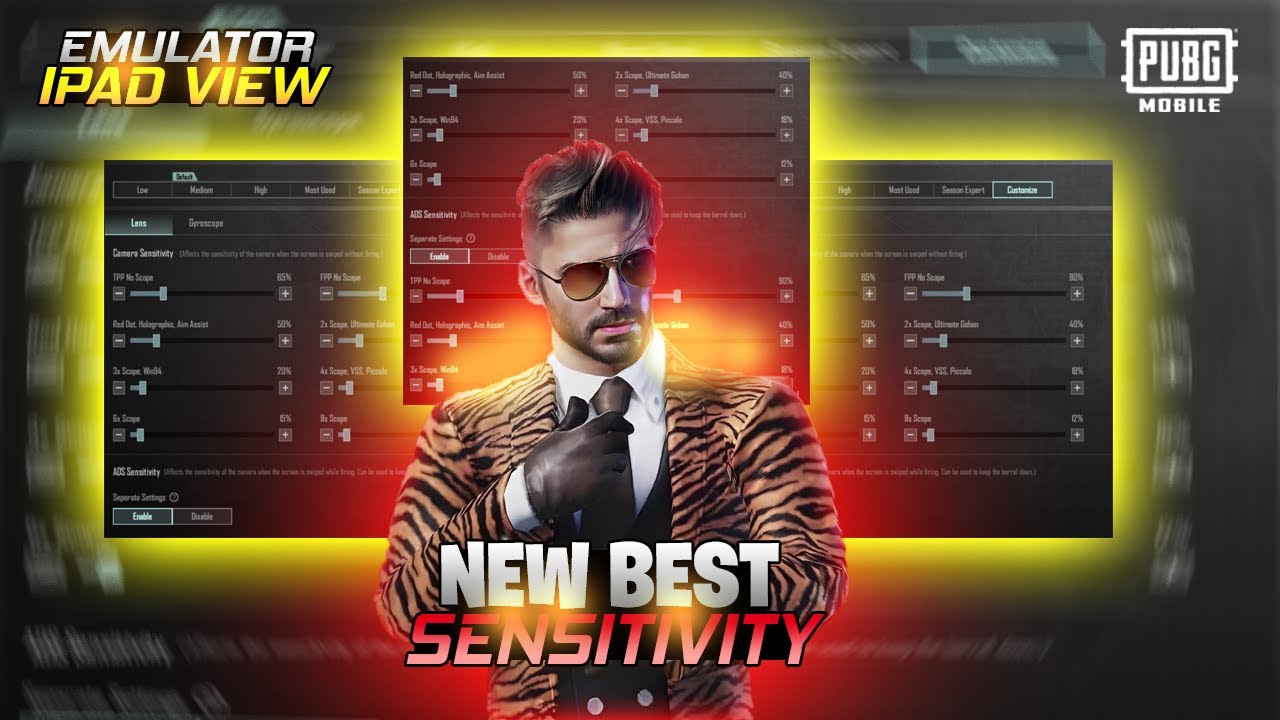 ✅Gameloop Best Sensitivity Settings For Emulator PUBG Mobile / bgmi Pc & Laptop 2023