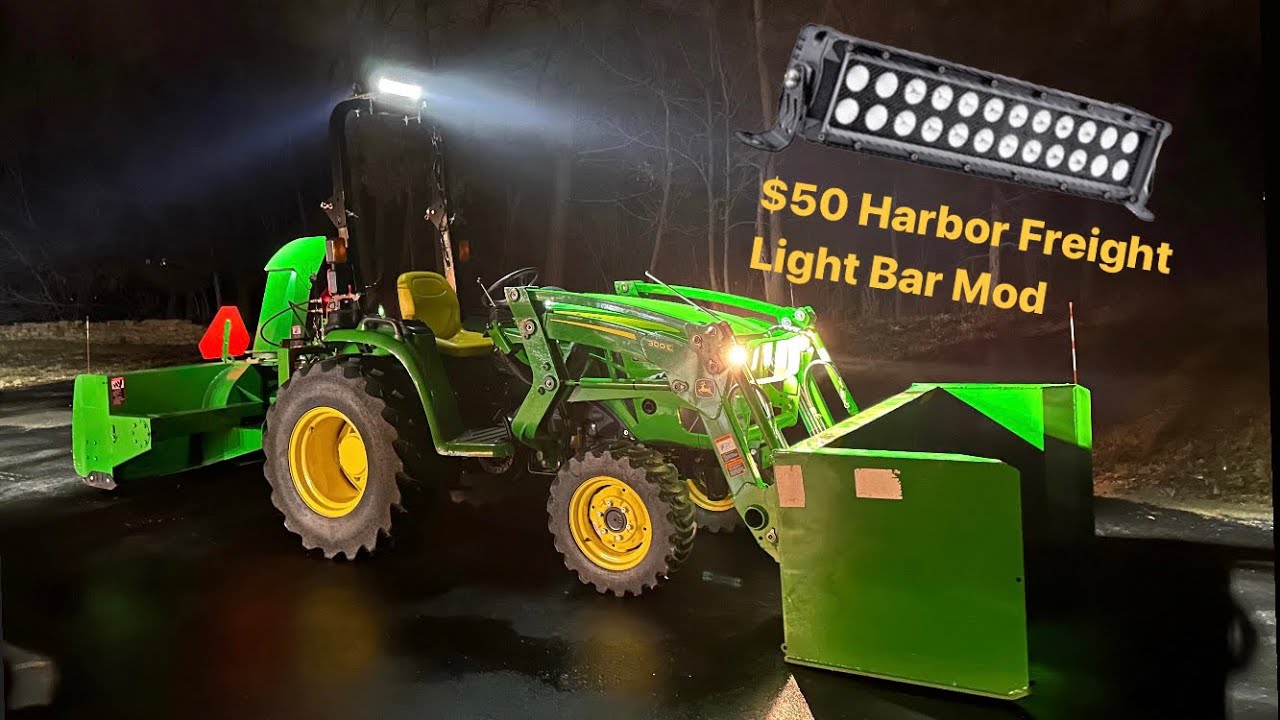 John Deere 3038e Light Bar Installation