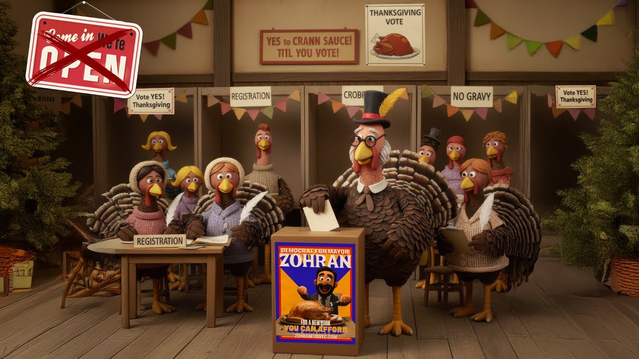 Ghost Town NYC – The Turkeys Voted YES for Thanksgiving