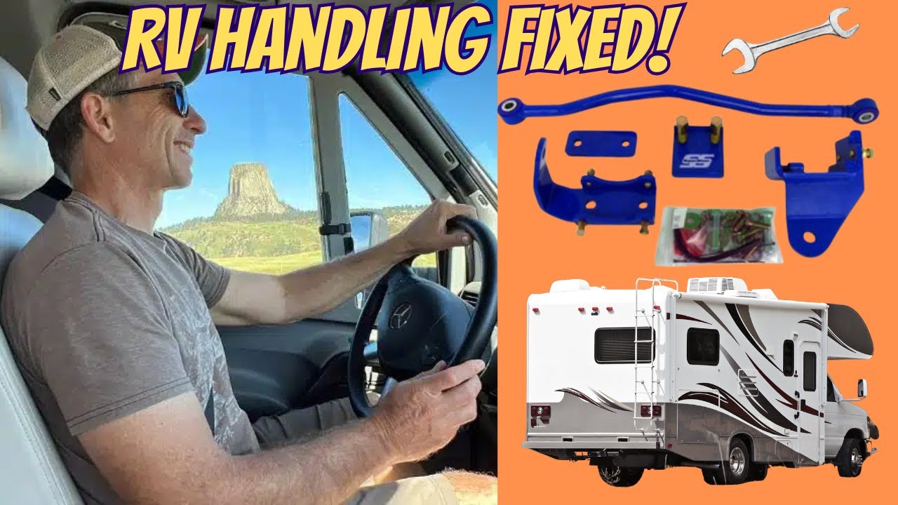 How I FIXED My RV Handling! Trac Bar, Sway Bar & Shocks Install